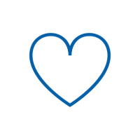 Icon representing a heart